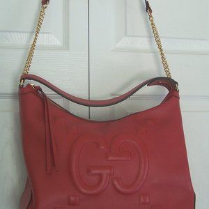 NEW Authentic Large Gucci Apollo Dadini RED Bag